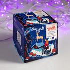 Гирлянда «Нить» 20 м, IP20, прозрачная нить, 200 LED, свечение фиолетовое, 8 режимов, 220 В 3556807