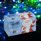 Гирлянда «Нить» 10 м, IP20, прозрачная нить, 100 LED, свечение мульти, 8 режимов, 220 В 3556779