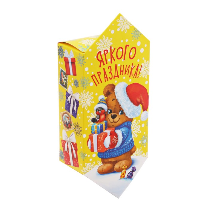 Сборная коробка‒конфета «Яркого праздника», 9.3 × 14.6 × 5.3 см