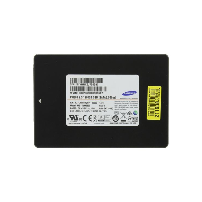 SSD накопитель Samsung PM863 960Gb (MZ-76P512BW) SATA-III