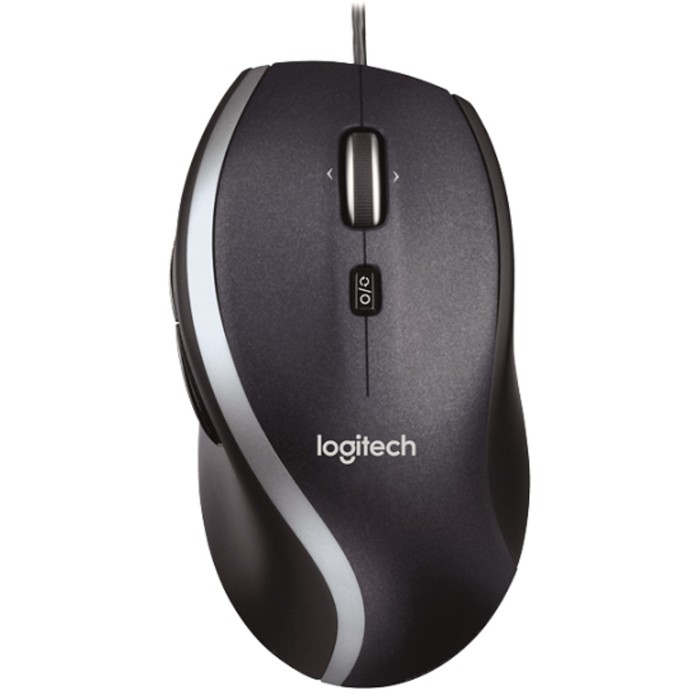 Мышь Logitech Corded Mouse M500, черная, оптическая, проводная, USB, (9but)