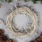 Гирлянда «Нить» 10 м, IP20, прозрачная нить, 100 LED, свечение белое, 8 режимов, 220 В 3556780