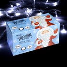 Гирлянда «Нить» 10 м, IP20, прозрачная нить, 100 LED, свечение белое, 8 режимов, 220 В 3556780