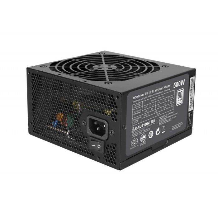 Блок питания Cooler Master MasterWatt Lite 230V 500W, ATX, 120mm, 6xSATA, 80+