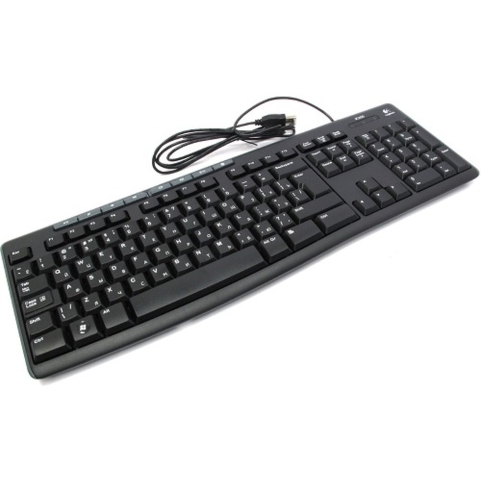 Клавиатура Logitech Keyboard K200 for Business, черная, USB