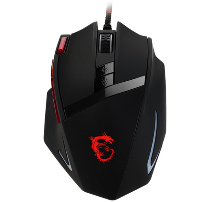 Мышь MSI Interceptor DS200 GAMING Mouse, черная, проводная, оптическая, USB (9but)