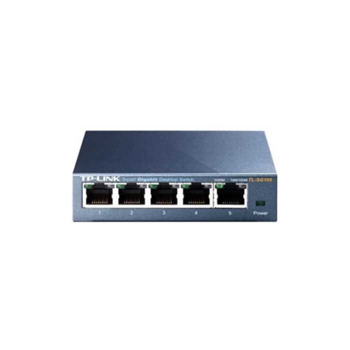 Коммутатор TP-Link TL-SG105 неуправляемый настольный 5x10/100/1000BASE-T