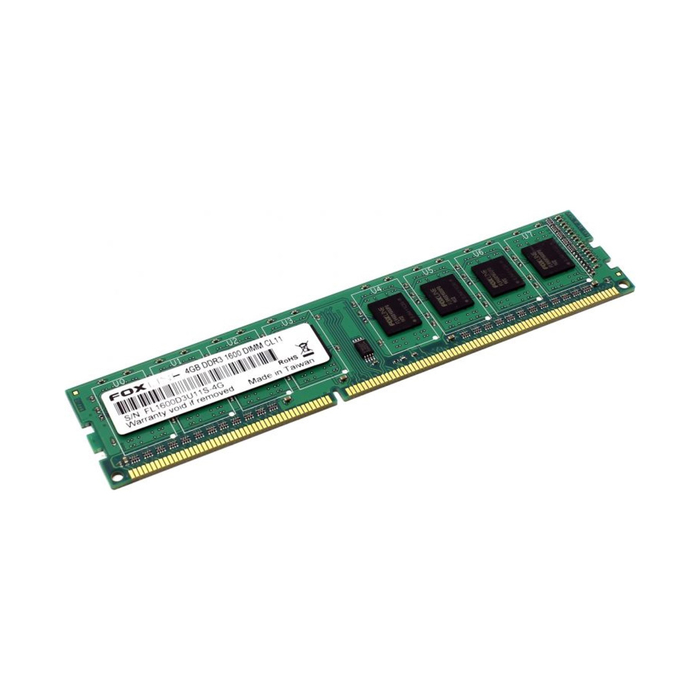 Память Foxline DIMM 4Gb FL1600D3U11S-4GH 1600 DDR3, CL11, 512x8