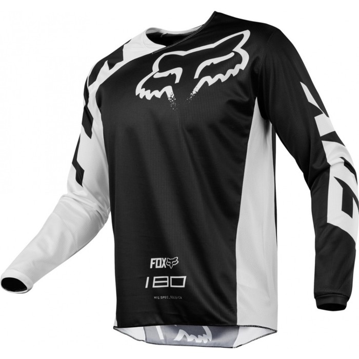 Джерси Fox 180 Race Jersey Black, M