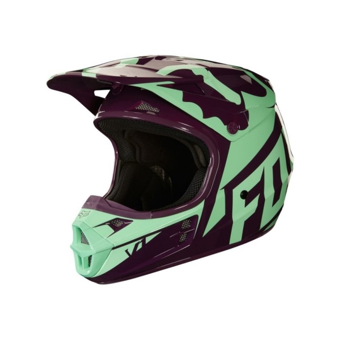 Шлем Fox V1 Race Helmet Green, 59-60cm, L