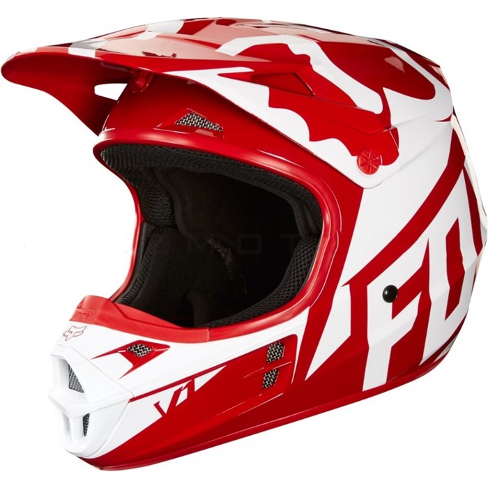 Шлем Fox V1 Race Helmet Red, 61-62cm, XL