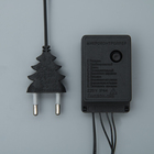 Гирлянда «Нить» 5 м, IP20, тёмная нить, 50 LED, свечение тёплое белое, 8 режимов, 220 В 3556765