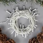 Гирлянда «Нить» 5 м, IP20, белая нить, 50 LED, свечение белое, 8 режимов, 220 В 3556772