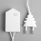 Гирлянда «Нить» 5 м, IP20, белая нить, 50 LED, свечение тёплое белое, 8 режимов, 220 В 3556773