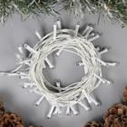 Гирлянда «Нить» 5 м, IP20, белая нить, 50 LED, свечение жёлтое, 8 режимов, 220 В 3556776