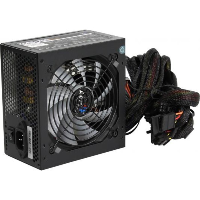 Блок питания Aerocool ATX 750W KCAS-750G 80+ gold (24+4+4pin) APFC 120mm red LED 7xSATA RTL   384032