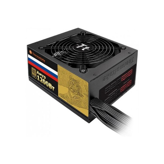 Блок питания Thermaltake ATX 1200W AMUR W0430 80+ gold APFC 135mm 12xSATA RTL