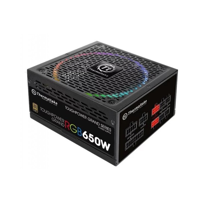 Блок питания Thermaltake ATX 650W Toughpower Grand RGB 80+ gold APFC 140mm LED 8xSATA RTL