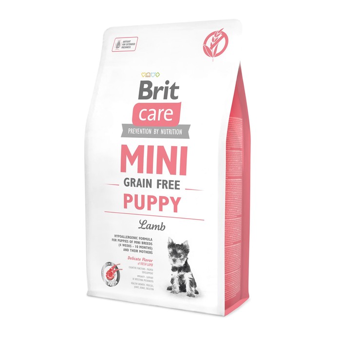 Сухой корм Brit Care MINI GF Puppy Lamb для щенков мини-пород, беззерновой,  2 кг