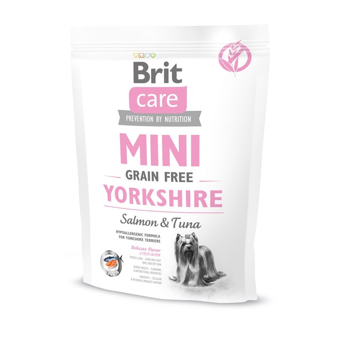 Сухой корм Brit Care MINI GF Yorkshire для йорков, беззерновой, 400 г