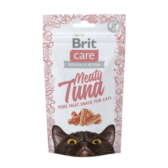 Лакомство Brit Care Meaty Tuna для кошек, тунец, 50 г