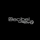 Фирменная наклейка «Decibel», белая, 30х9.8 Фирменная наклейка «Decibel», белая, 30х9.8