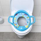 Toilet seat with handles children's "Childhood", color blue