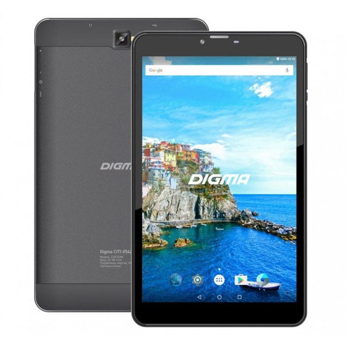 Планшет Digma CITI 8542 4G MT8735w 3Gb/32Gb 8&quot; 1920x1200 LTE Android 7.0 8Mp/5Mp графит/черн   38441