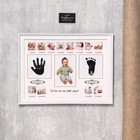 Photo frame for 13 photos 4 x 4, 7,5x11,5 cm from the Europ.cushion "Our angel" white 30х40х2,5 cm Photo frame for 13 photos 4 x 4, 7,5x11,5 cm from the Europ.cushion "Our angel" white 30х40х2,5 cm
