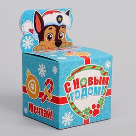 Подарочная коробка «С Новым Годом!», PAW PATROL, 8 х 8 х 8 см 3579992