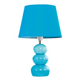 Настольная лампа Nama 40Вт E27 голубой 25x25x45см
