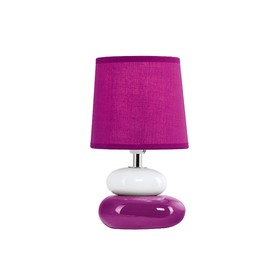 Настольная лампа Nama 40Вт E14 пурпурный 14x14x22см