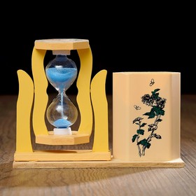 Песочные часы ′Япония′, сувенирные, с карандашницей, 5 х 13.5 х 10 см, микс в Донецке