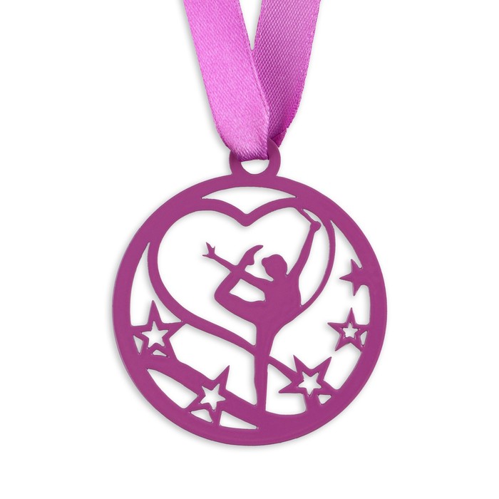 Медаль тематическая "Гимнастика" - фото 798035356