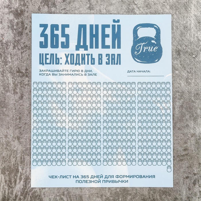 Планинг &quot;365 дней&quot;, 22 х 18 см