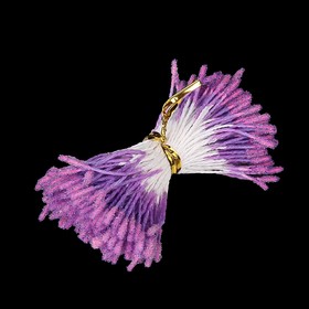 Тычинки для искусственных цветов "Пушистые ярко-фиолетовые" длина 6 см (набор 170 шт)