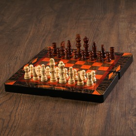 {{photo.Alt || photo.Description || 'Набор 3 в 1 &quot;Ламиран&quot;: шахматы, шашки, нарды, 30 х 30 см'}}