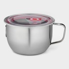 Кружка с вакуумной крышкой 15,5 см Кружка с вакуумной крышкой 15,5 см