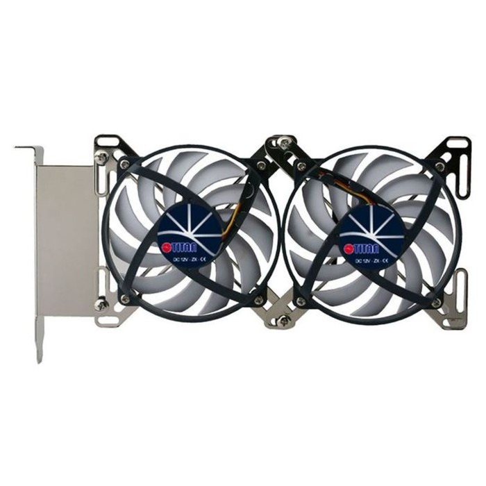 Вентилятор Titan TTC-SC07TZ(RB) PCI Slot fan 3-pin 15-28dB 263gr Ret