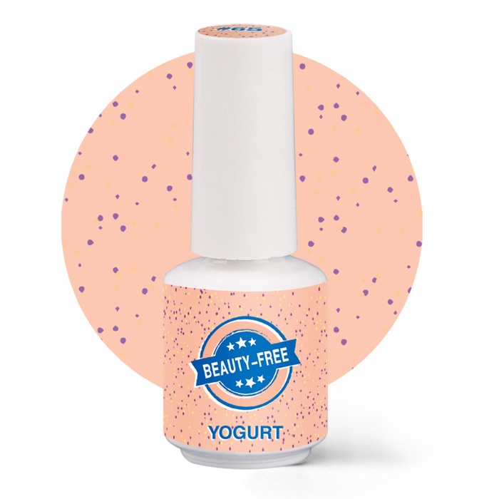 Гель-лак Beauty-Free Yugurt персиковый № 65, 8 мл