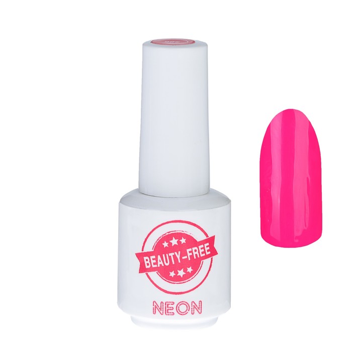 Гель-лак Beauty-Free Neon Розовый неон, 8 мл