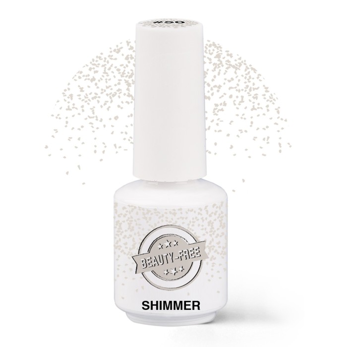 Гель-лак Beauty-Free Shimmer пепельно-серый № 50, 8 мл