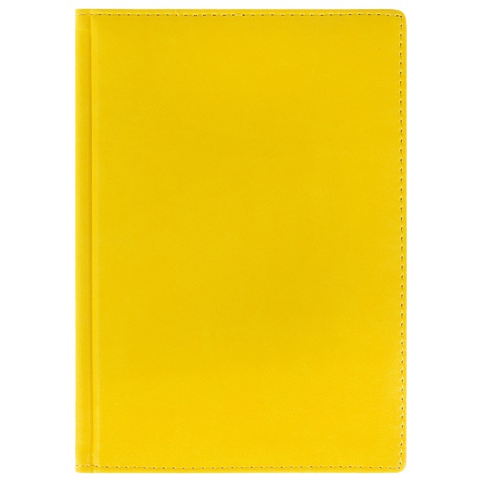 Ежедневник недатированный А5+, 136 листов Velvet, обложка искусственная кожа, жёлтый - фото 701815