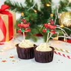 Skewers "happy New year"tree (set of 12pcs) Skewers "happy New year"tree (set of 12pcs)