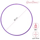 Professional Hoop (arc 18mm), d=80cm, color purple