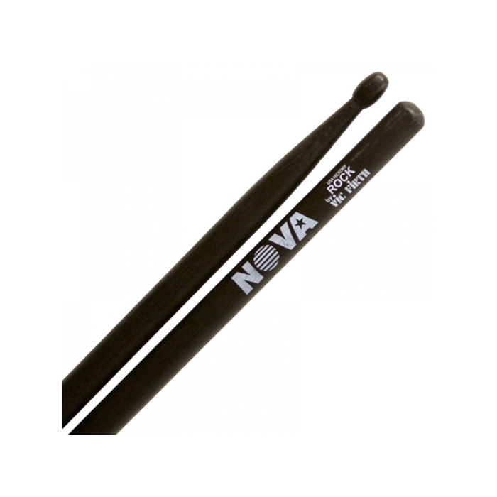 Барабанные палочки VIC FIRTH NRockB ROCK с деревянным наконечником, орех, серия NOVA