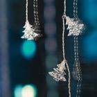 Гирлянда «Бахрома» 1.8 × 0.5 м с насадками «Ёлки», IP20, прозрачная нить, 48 LED, свечение мульти (RG/RB), мигание, 220 В 3556864