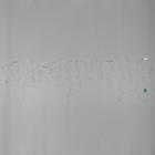 Гирлянда «Бахрома» 1.8 × 0.5 м с насадками «Ёлки», IP20, прозрачная нить, 48 LED, свечение мульти (RG/RB), мигание, 220 В 3556864