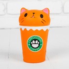 Мялка-антистресс "Кошка в кофе", МИКС Мялка-антистресс "Кошка в кофе", МИКС
