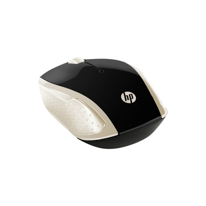 Мышь HP 200 Silk оптическая (1000dpi) беспроводная USB для ноутбука (2but) золотистая